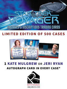 2026 Rittenhouse Star Trek Voyager Archives & Inscriptions Hobby Box