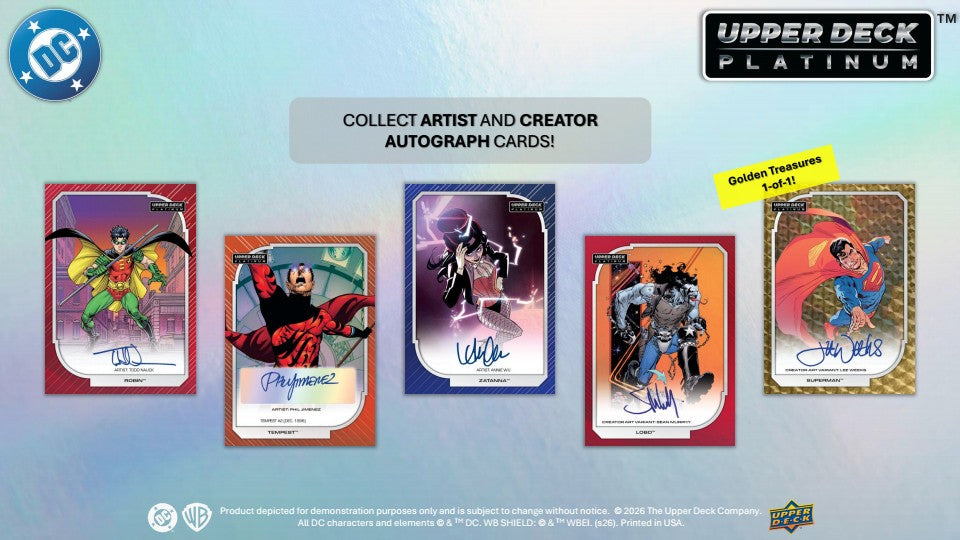 2026 Upper Deck DC Platinum Hobby Box