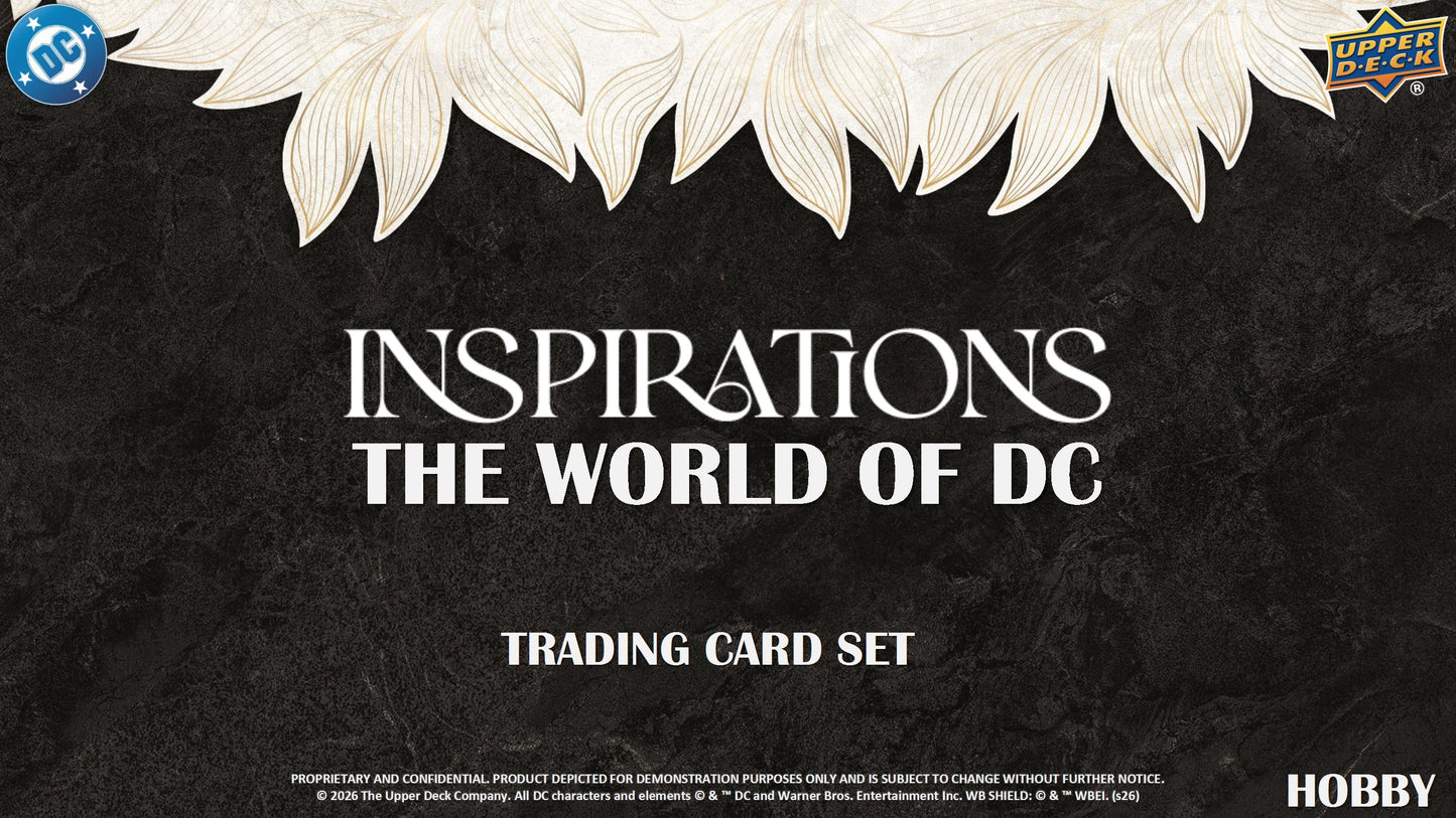 2026 Upper Deck Inspirations The World of DC Hobby Box
