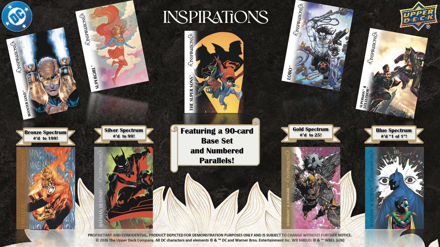 2026 Upper Deck Inspirations The World of DC Hobby Box