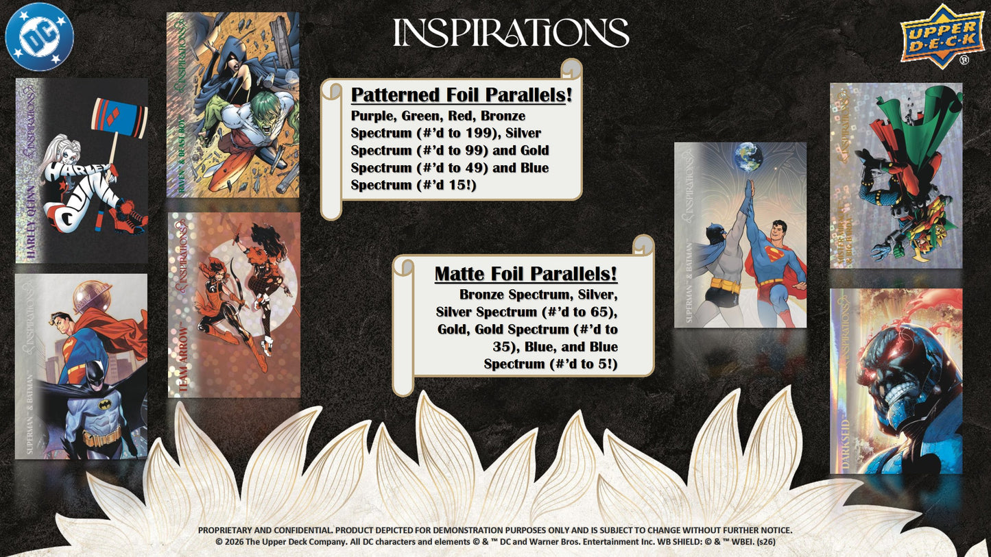 2026 Upper Deck Inspirations The World of DC Hobby Box