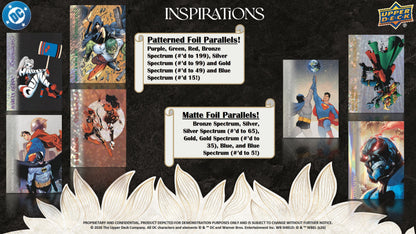 2026 Upper Deck Inspirations The World of DC Hobby Box