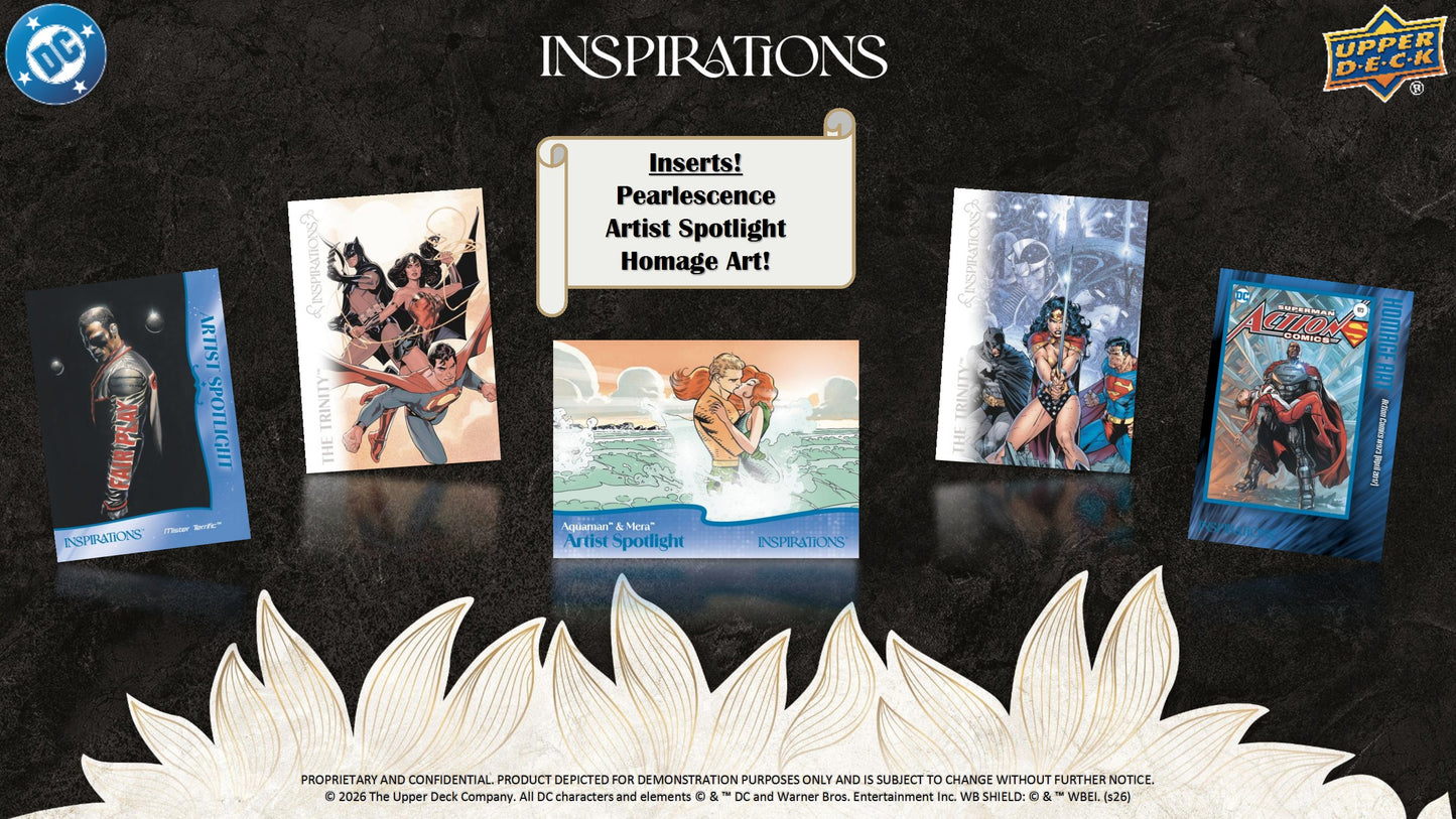 2026 Upper Deck Inspirations The World of DC Hobby Box