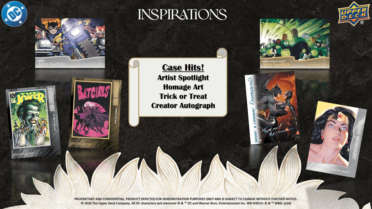 2026 Upper Deck Inspirations The World of DC Hobby Box
