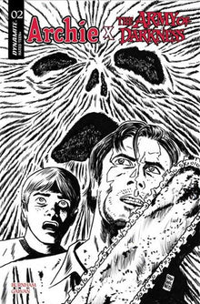 Archie X Army Of Darkness #2 Cover M Francesco Francavilla Line Art Variant