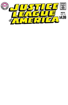 Justice League Of America #75 Facsimile Edition Cover B Blank Card Stock Variant