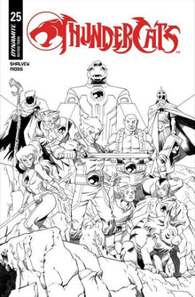 Thundercats #25 Cover L Declan Shalvey Line Art Variant