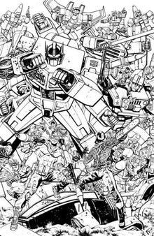 G.I. Joe #23 Cover G Tom Reilly Transformers Black & White Energon Universe 3rd Anniversary Connecting Variant
