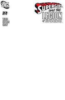 Supergirl And The Legion Of Super Heroes #23 Facsimile Edition Cover D Blank Card Stock Variant
