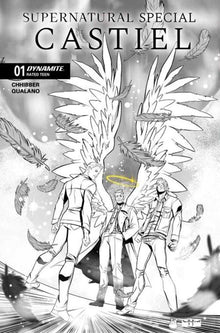 Supernatural Special Castiel #1 (One Shot) Cover H 1 in 10 Pasquale Qualano Line Art Variant