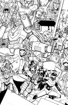 Void Rivals #31 Cover I Tom Reilly Energon Universe 3rd Anniversary Black & White Variant