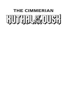 Cimmerian Xuthal Of The Dusk #1 (Of 3) Cover C Blank Sketch Variant (Mature)