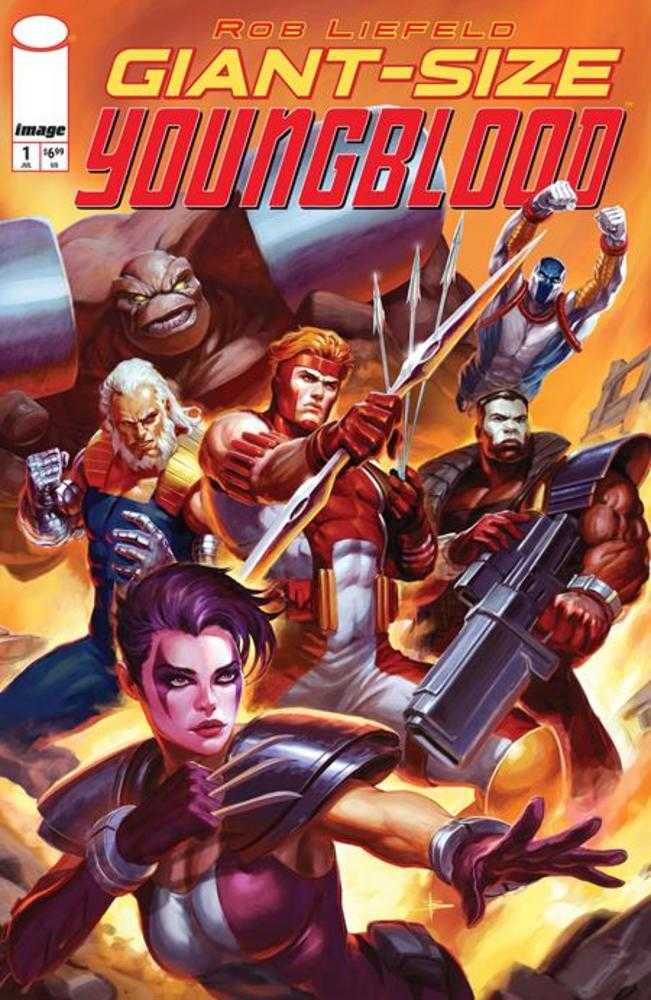Giant Size Youngblood (One Shot) Cover D Beniamino Bradi Young Bloods Team Variant