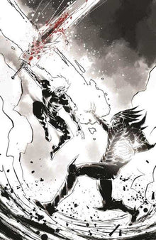 Lost Fantasy #13 Cover E Luca Casalanguida Black And White And Blood Virgin Cardstock Variant
