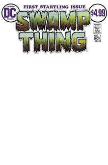 Swamp Thing #1 Facsimile Edition Cover D Blank Card Stock Variant