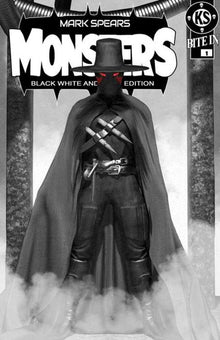 Mark Spears Monsters #1 7 Th Printing Black White & Dead Edition Cover D Mark Spears Absolute Batman #1 Homage Variant