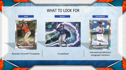 2026 Topps Bowman Chrome Baseball Hobby Box