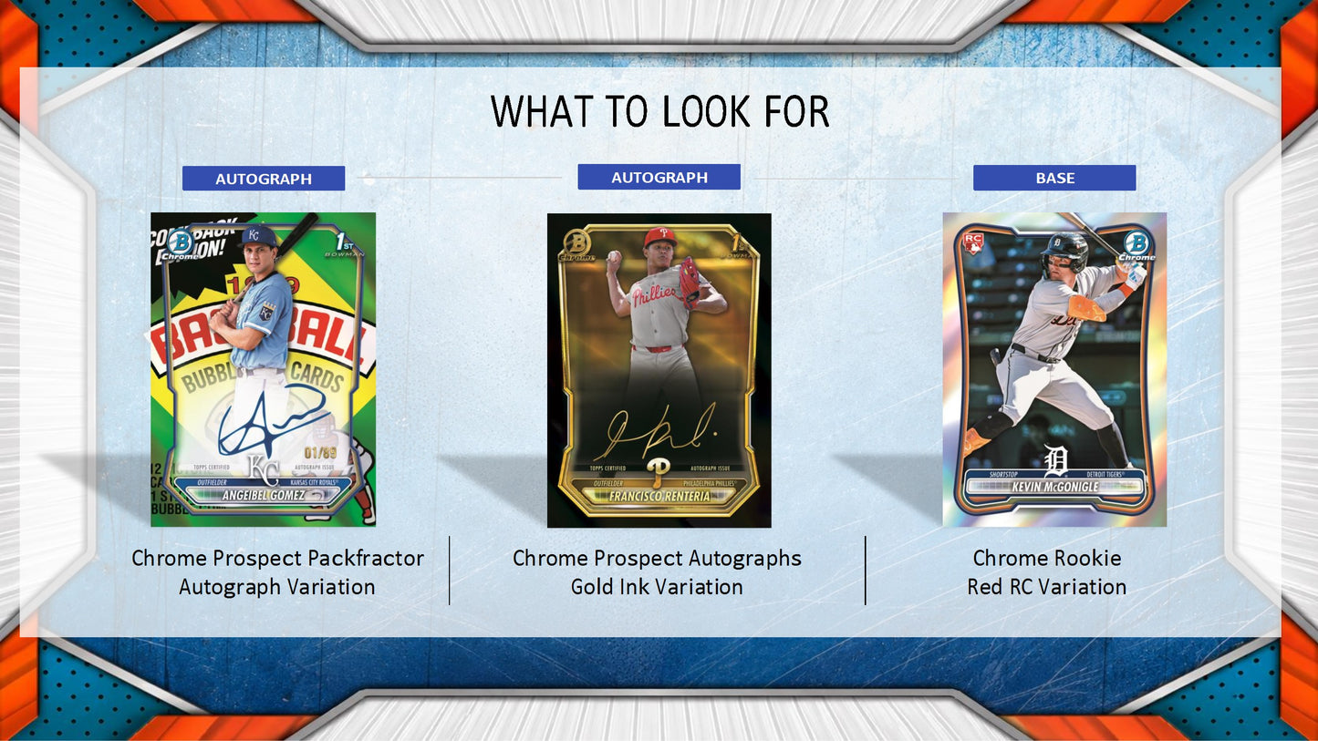2026 Topps Bowman Chrome Baseball Hobby Box