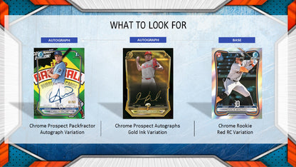 2026 Topps Bowman Chrome Baseball Hobby Box