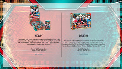 2026 Topps Bowman Football Hobby Box