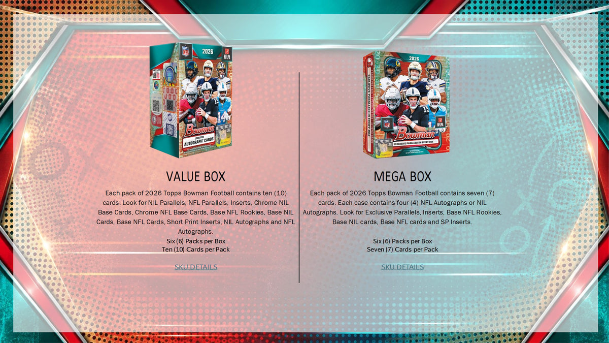 2026 Topps Bowman Football Hobby Box