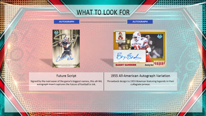 2026 Topps Bowman Football Hobby Box