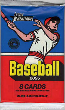 2026 Topps Heritage Baseball Pack