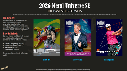 2026 Upper Deck Metal Universe SE Hobby Box