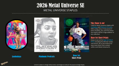 2026 Upper Deck Metal Universe SE Hobby Box