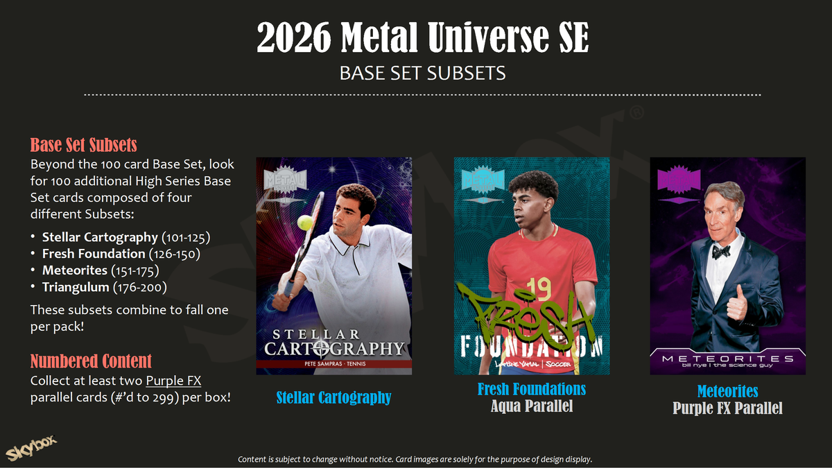 2026 Upper Deck Metal Universe SE Blaster Box