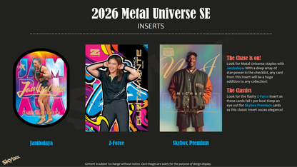 2026 Upper Deck Metal Universe SE Blaster Box