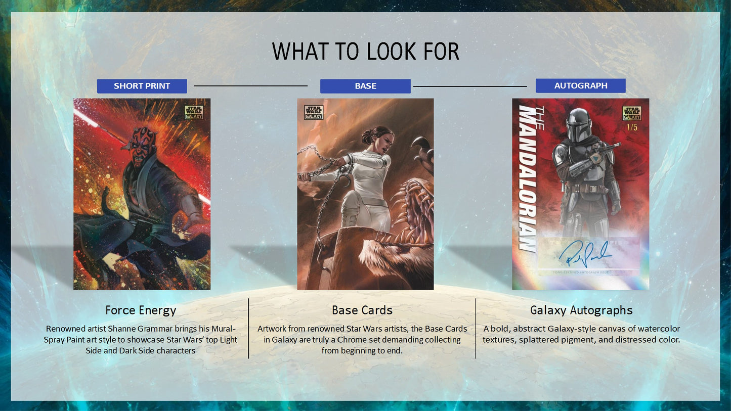 2026 Topps Star Wars Chrome Galaxy Hobby Box