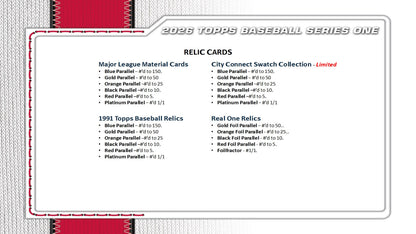 2026 Topps Series 1 Baseball Value Pack