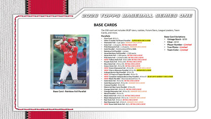 2026 Topps Series 1 Baseball Value Pack