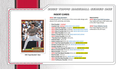 2026 Topps Series 1 Baseball Value Pack