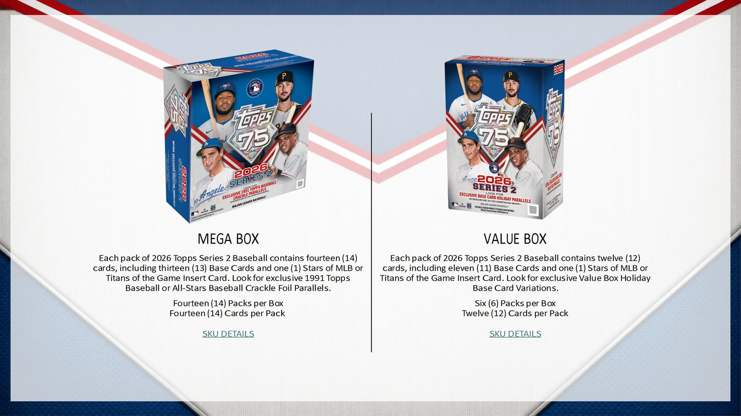 2026 Topps Series 2 Baseball Hobby Box