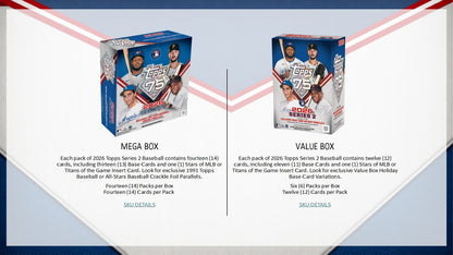 2026 Topps Series 2 Baseball Hobby Box