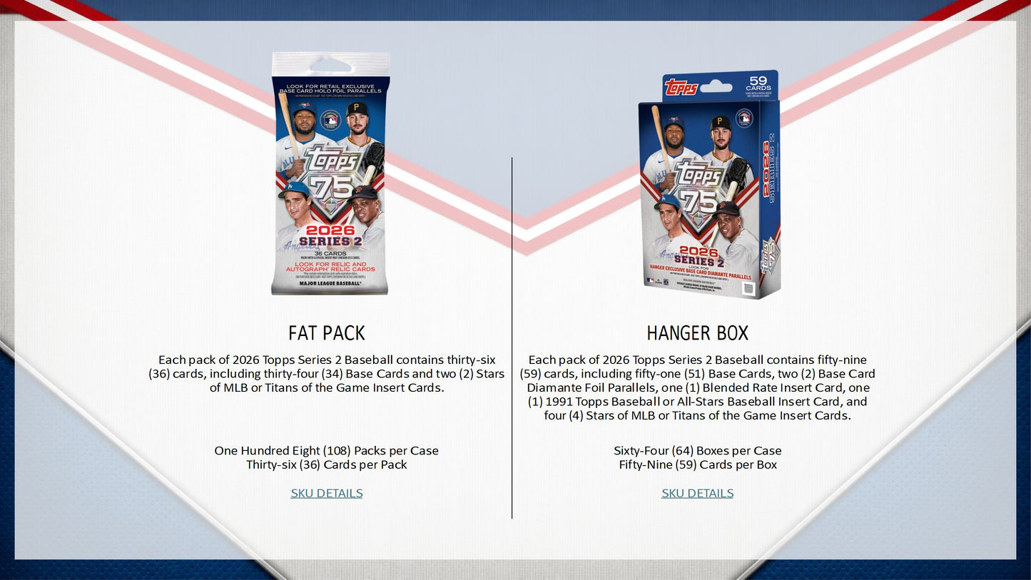 2026 Topps Series 2 Baseball Hobby Box