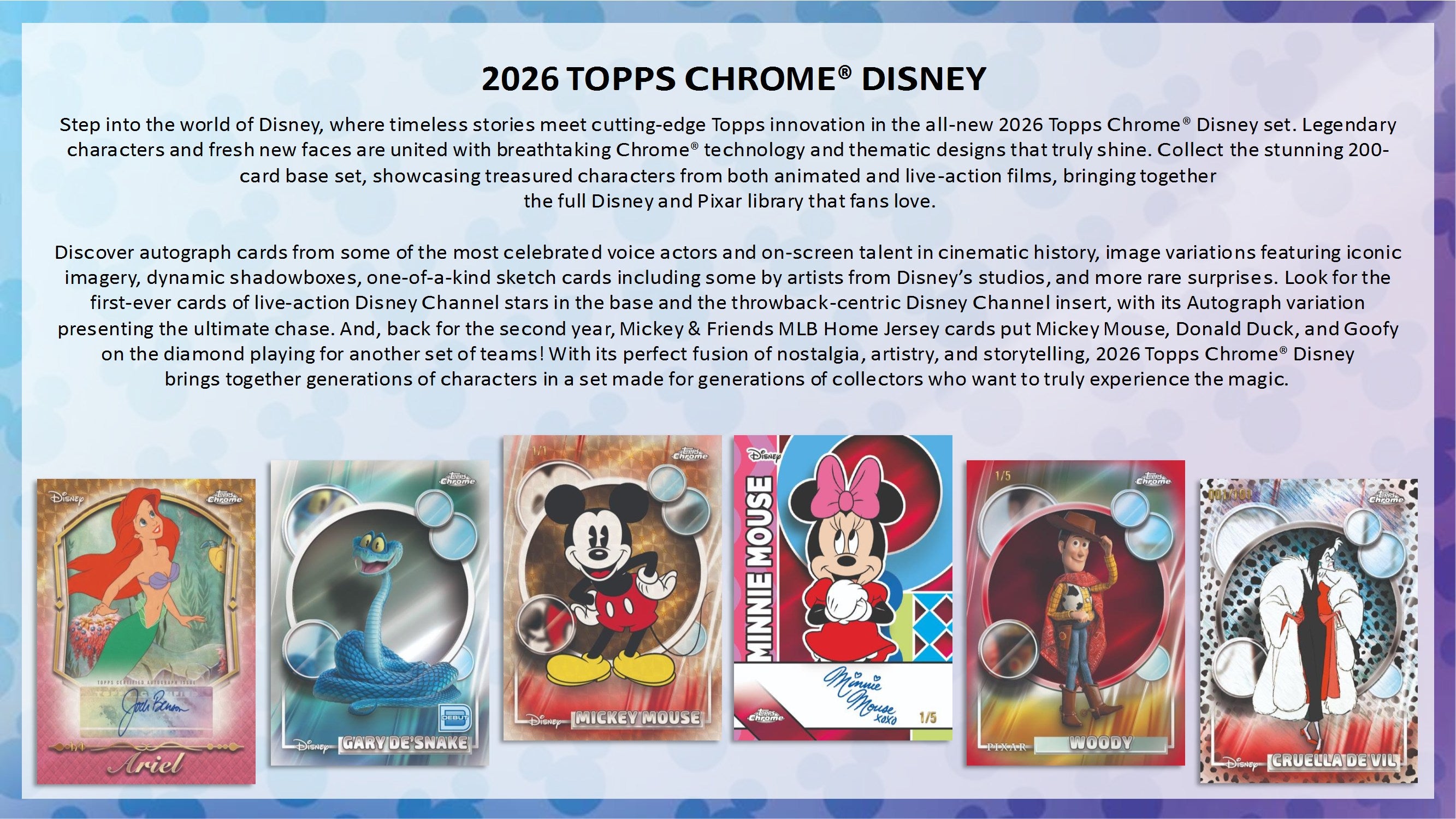 2026 Topps Chrome Disney Hobby Box – Digital Heroes