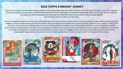 2026 Topps Chrome Disney Hobby Box