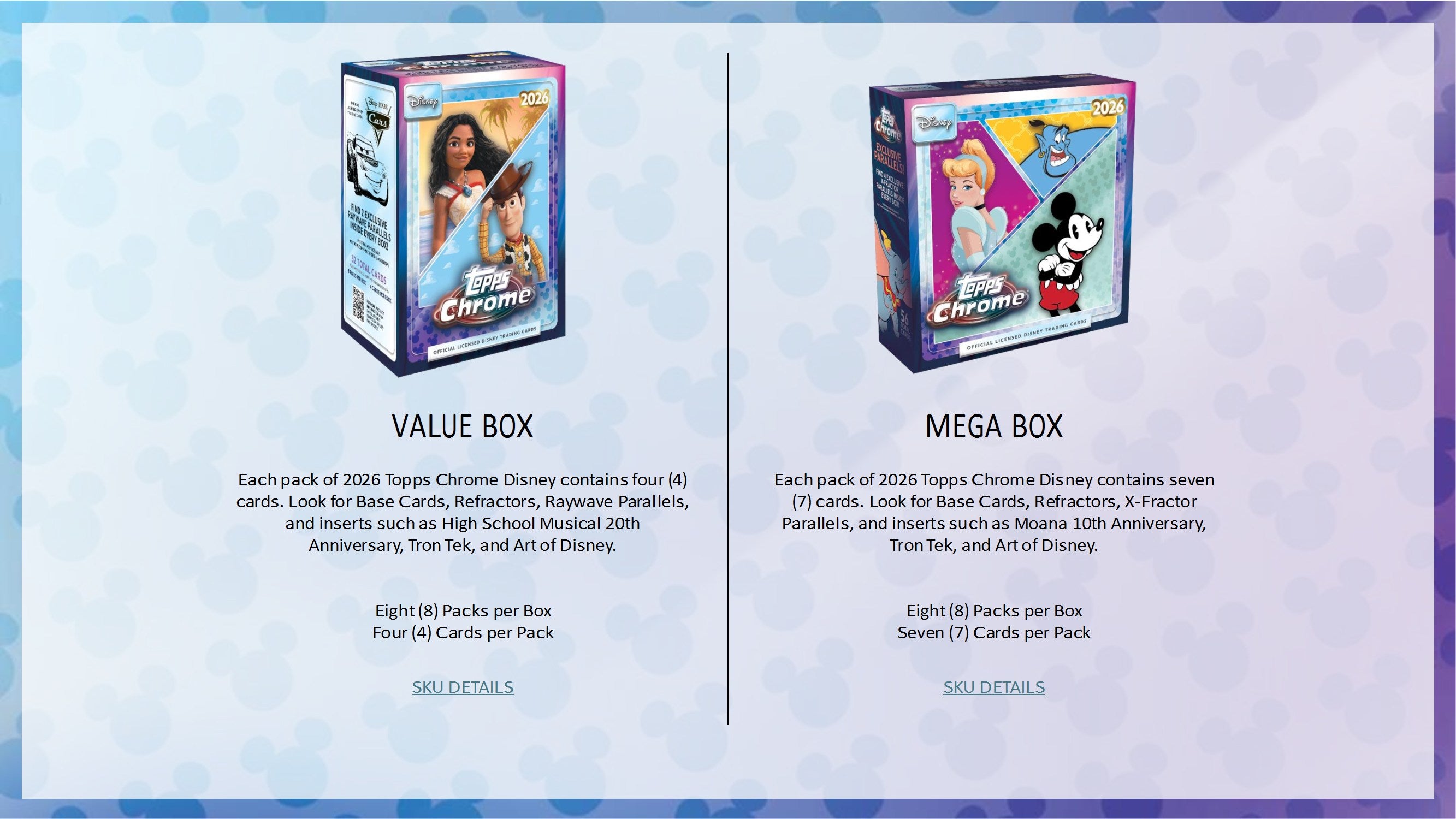 2026 Topps Chrome Disney Hobby Box – Digital Heroes