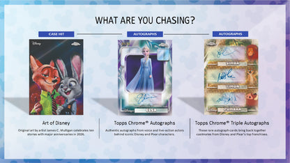 2026 Topps Chrome Disney Hobby Box