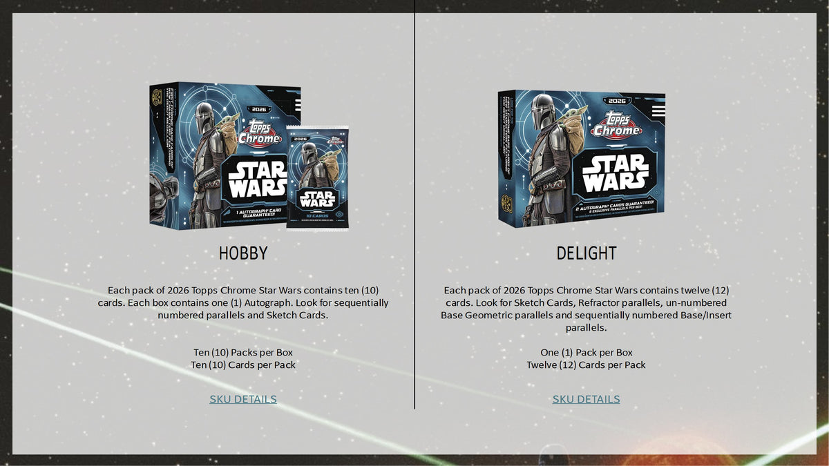 2026 Topps Star Wars Chrome Value Box