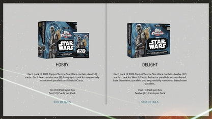 2026 Topps Star Wars Chrome Value Box