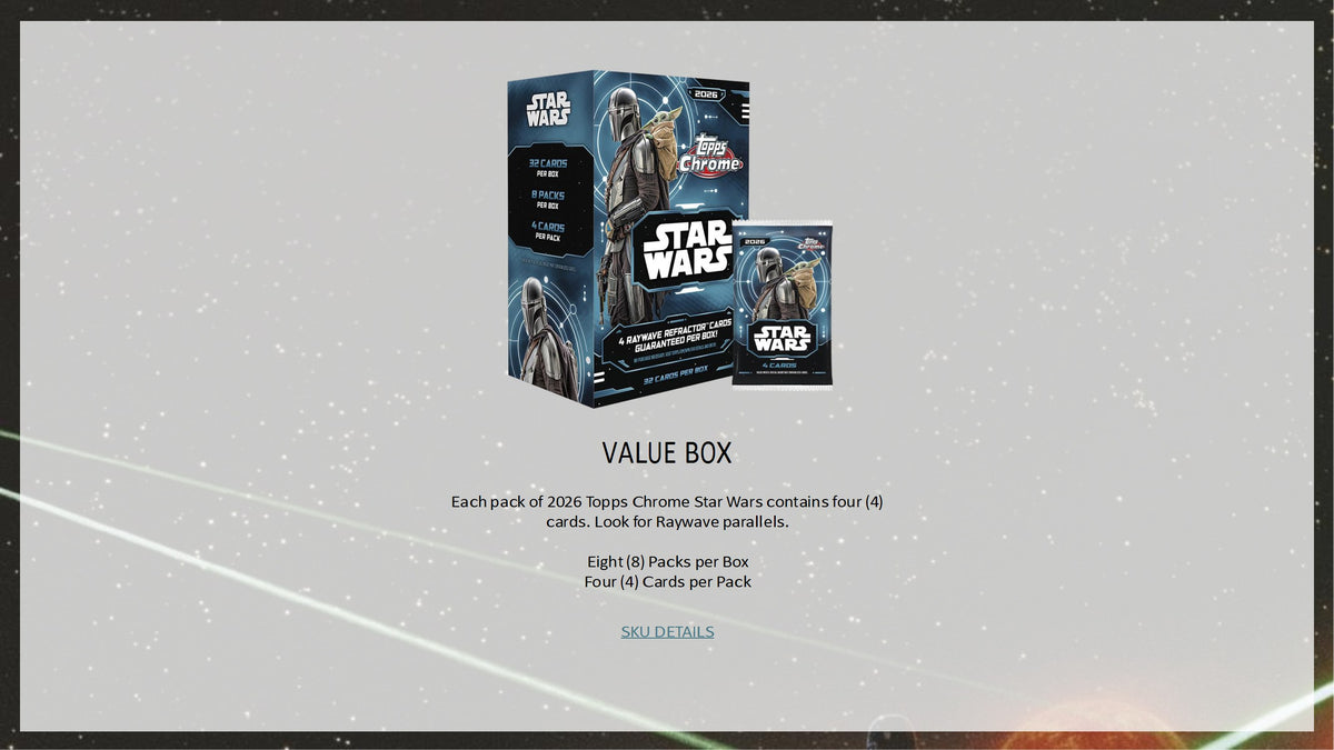 2026 Topps Star Wars Chrome Value Box