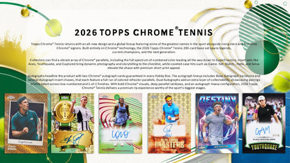 2026 Topps Chrome Tennis Breaker Delight Box