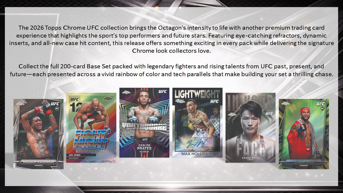 2026 Topps UFC Chrome Value Box
