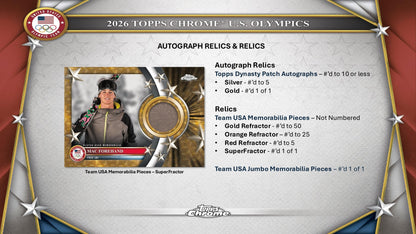 2026 Topps U.S. Olympic & Paralympic Team Hopefuls Baseball Hobby Box