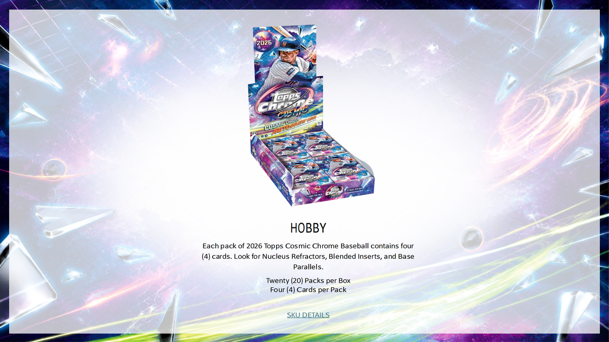 2026 Topps Cosmic Chrome Baseball Hobby Box