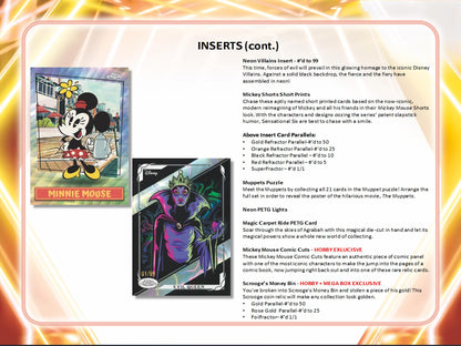 2026 Topps Disney Neon Value Box – Digital Heroes